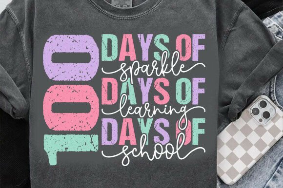 100 Days of School Svg, 100 Days of Spark Review