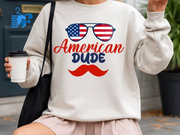 American Dude SVG Funny Patriotic 4th Review