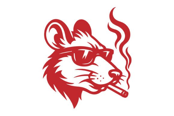 Cool Smoking Rat Sunglasses Vector Review
