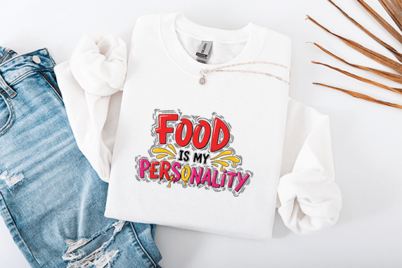 Food is My Personality SVG Funny Foodie Review