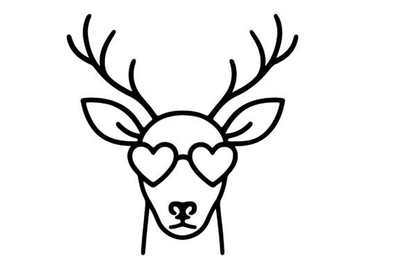 Funny Deer SVG PNG Clipart Silhouette Review