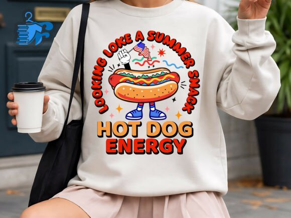 Funny Hotdog SVG Summer Snack Energy Review