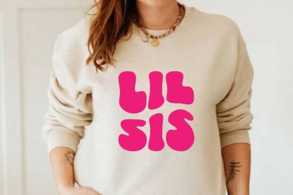 Lil Sis Svg, Retro Little Sister PNG Review