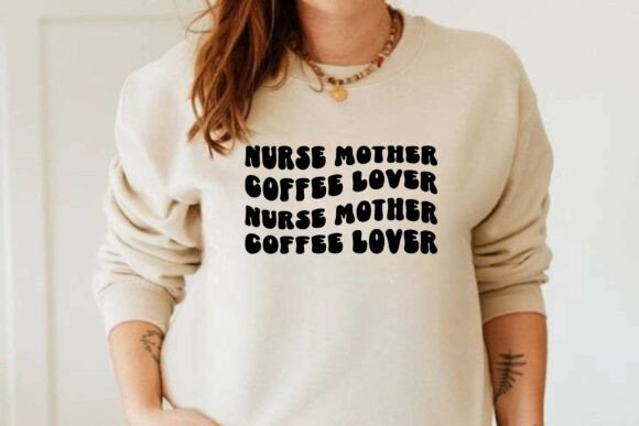 Nurse Mother Coffee Lover SVG Retro PNG Review